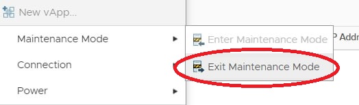 exit mantaince mode