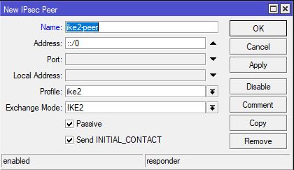 ipsec peer